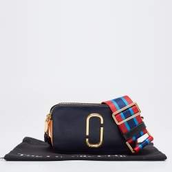 Marc Jacobs Tri Color Leather Snapshot Camera Crossbody Bag