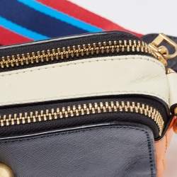 Marc Jacobs Tri Color Leather Snapshot Camera Crossbody Bag