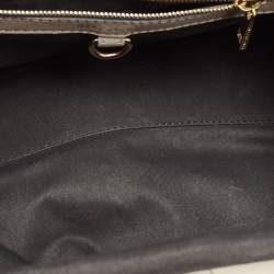 Pre Owned Marc Jacobs Light Beige Quilted Leather Stam Satchel