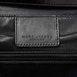 Marc Jacobs Black Patent Leather Flap Top Handle Bag