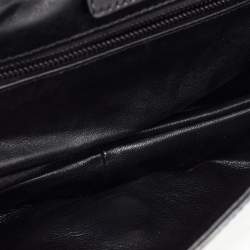 Marc Jacobs Black Patent Leather Flap Top Handle Bag