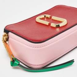 Marc Jacobs Tri Color Leather Snapshot Camera Crossbody Bag