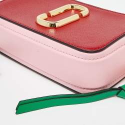Marc Jacobs Tri Color Leather Snapshot Camera Crossbody Bag