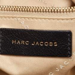 Pre Owned Marc Jacobs Black Leather Wellington Fulton Satchel