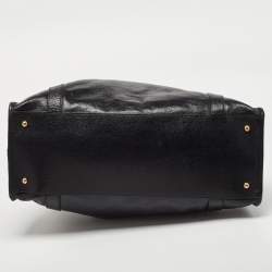 Pre Owned Marc Jacobs Black Leather Wellington Fulton Satchel