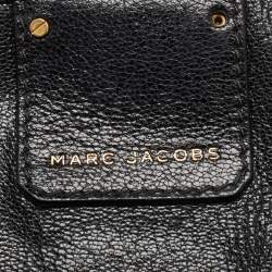 Pre Owned Marc Jacobs Black Leather Wellington Fulton Satchel