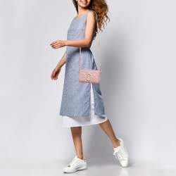 Marc Jacobs Pink Quilted Leather The Softshot 17 Crossbody Bag