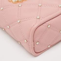 Marc Jacobs Pink Quilted Leather The Softshot 17 Crossbody Bag