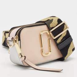 Marc Jacobs Tri Color Leather Snapshot Camera Crossbody Bag