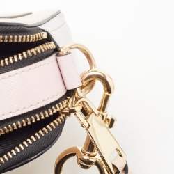 Marc Jacobs Tri Color Leather Snapshot Camera Crossbody Bag