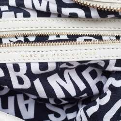 Pre Owned Marc Jacobs Off White Leather Satchel