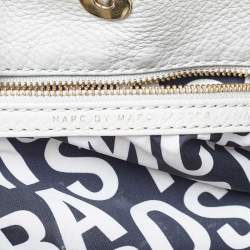 Pre Owned Marc by Marc Jacobs Grey Leather Classic Q Hillier Hobo