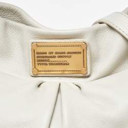 Pre Owned Marc by Marc Jacobs Grey Leather Classic Q Hillier Hobo
