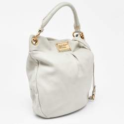 Pre Owned Marc by Marc Jacobs Grey Leather Classic Q Hillier Hobo
