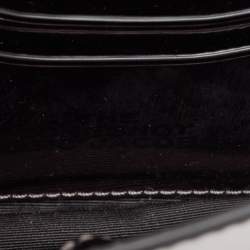 Marc Jacobs Grey Patent Leather The Long Shot Mirrored Clutch