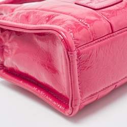 Pre Owned Marc Jacobs Hot Pink Patent Leather Mini Tote