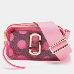Marc Jacobs Pink Fabric and Jelly The Snapshot Camera Crossbody Bag