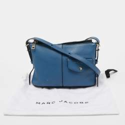 Marc Jacobs Blue Leather Small Crossbody Bag