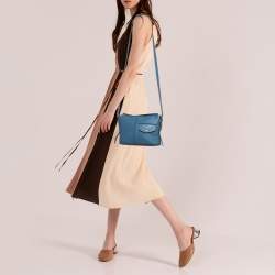 Marc Jacobs Blue Leather Small Crossbody Bag