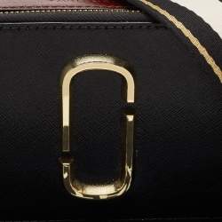 Marc Jacobs Black/Red Leather Snapshot Camera Crossbody Bag