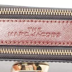 Marc Jacobs Black/Red Leather Snapshot Camera Crossbody Bag