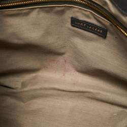 Pre Owned Marc Jacobs Dark Grey Quilted Leather Flap Shoulder Bag