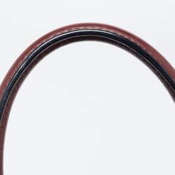 Pre Owned Marc Jacobs Burgundy Leather Recruit East West Tote