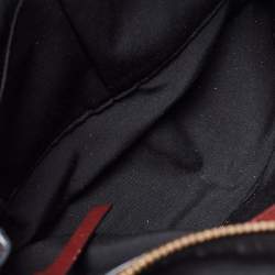 Pre Owned Marc Jacobs Burgundy Leather Recruit East West Tote