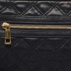 Marc Jacobs Black Quilted Leather Chain Crossbody Bag