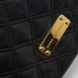 Marc Jacobs Black Quilted Leather Chain Crossbody Bag