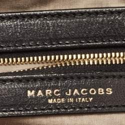 Pre Owned Marc Jacobs Green/Black Quilted Leather Stam Satchel