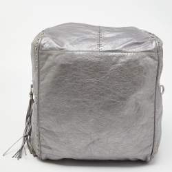 Marc Jacobs Grey Leather Studded Hobo
