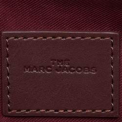 Pre Owned Marc Jacobs Pink Leather Double Zip Chain Clutch