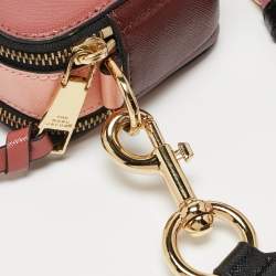 Marc Jacobs Tri Color Leather Snapshot Camera Crossbody Bag
