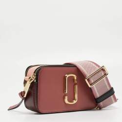 Marc Jacobs Tri Color Leather Snapshot Camera Crossbody Bag
