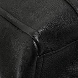 Pre Owned Marc Jacobs Black Leather The Oversized Tag Tote 