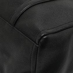 Pre Owned Marc Jacobs Black Leather The Oversized Tag Tote 