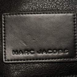 Pre Owned Marc Jacobs Black Leather The Oversized Tag Tote 
