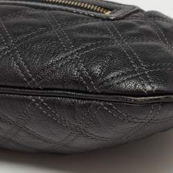 Marc Jacobs Black Quilted Leather Little Stam Shoulder Bag