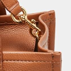 Pre Owned Marc Jacobs Brown Leather Medium The Tote Bag