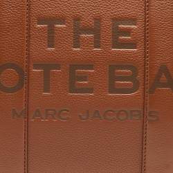 Pre Owned Marc Jacobs Brown Leather Medium The Tote Bag