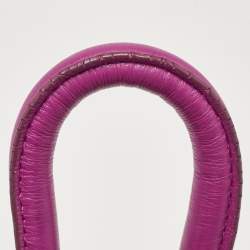 Marc by Marc Jacobs Magenta Leather Classic Q Lil Ukita Top Handle Bag