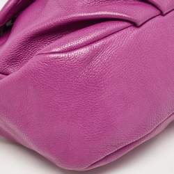Marc by Marc Jacobs Magenta Leather Classic Q Lil Ukita Top Handle Bag