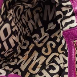 Marc by Marc Jacobs Magenta Leather Classic Q Lil Ukita Top Handle Bag