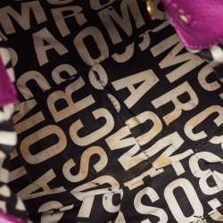 Marc by Marc Jacobs Magenta Leather Classic Q Lil Ukita Top Handle Bag