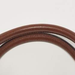 Pre Owned Marc Jacobs Burgundy Quilted Leather Stam Satchel