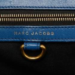 Pre Owned Marc Jacobs Blue Quilted Leather Little Stam Shoulder Bag