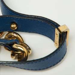 Pre Owned Marc Jacobs Blue Quilted Leather Little Stam Shoulder Bag