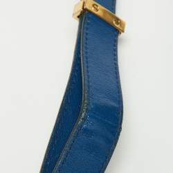 Pre Owned Marc Jacobs Blue Quilted Leather Little Stam Shoulder Bag