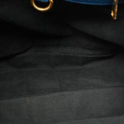 Pre Owned Marc Jacobs Blue Quilted Leather Little Stam Shoulder Bag